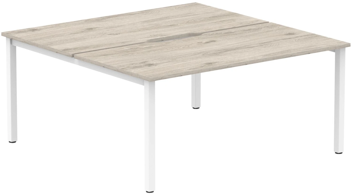 NEXT DAY InterAct Sliding Top Back To Back 2 Person Bench Desk 5 NEXT DAY InterAct Sliding Top Back To Back 2 Person Bench Desk - Image 3