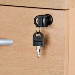 Karbon K2 Ergonomic Panel End Office Desks With 600D Desk End Pedestal -Office Furniture 105150