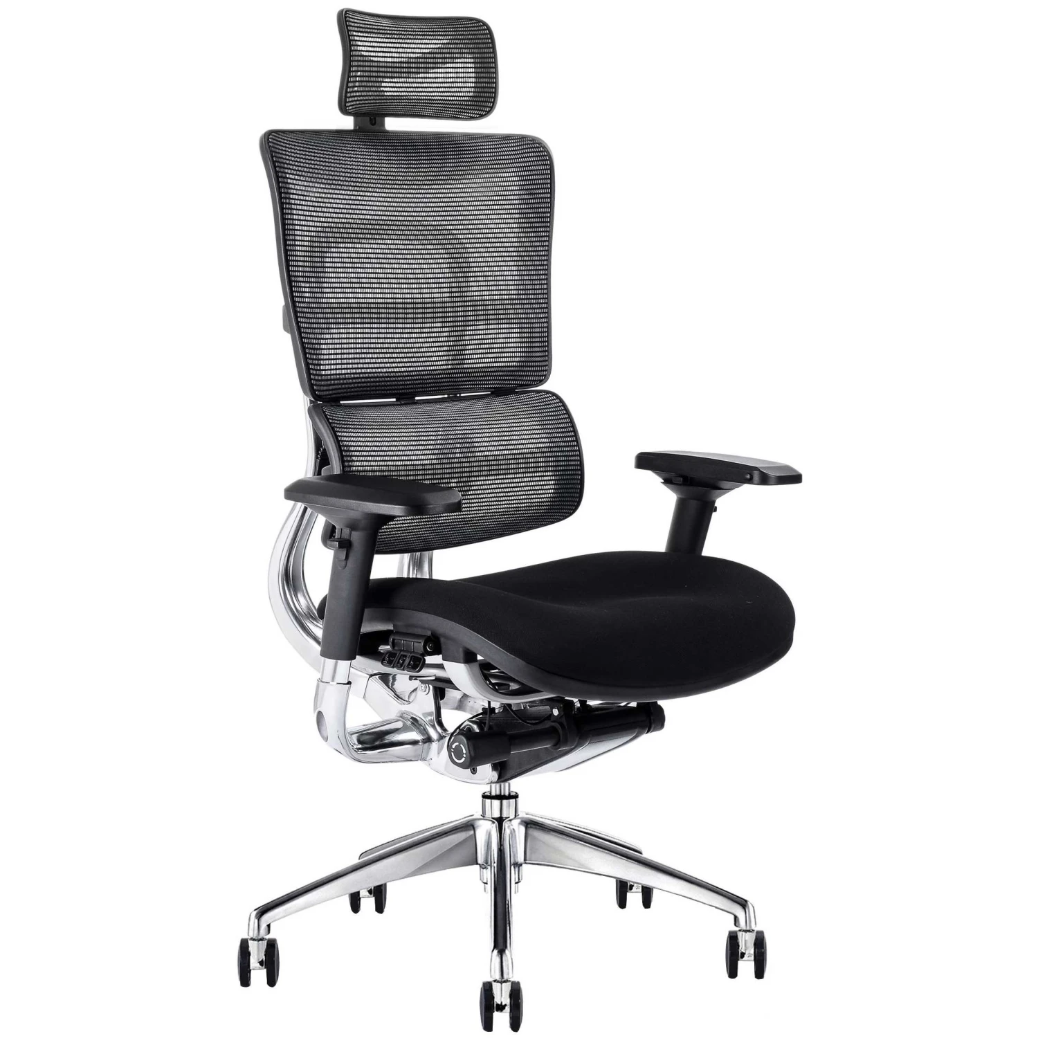 I29 24 Hour Mesh And Fabric Office Chair With Headrest 3 I29 24 Hour Mesh And Fabric Office Chair With Headrest