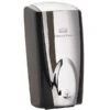 Rubbermaid Wall Mounted Chrome/Black Soap Dispenser