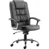 Acadia Chrome Executive Bonded Leather Chair -Office Furniture 105782