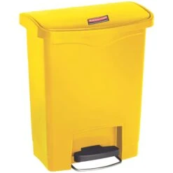 Rubbermaid Slim Jim Front Step-On Resin Waste Containers -Office Furniture 105948