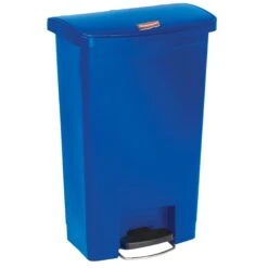 Rubbermaid Slim Jim Front Step-On Resin Waste Containers -Office Furniture 105949