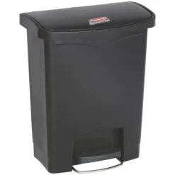 Rubbermaid Slim Jim Front Step-On Resin Waste Containers -Office Furniture 105951