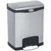 Rubbermaid Slim Jim Front Step-On Metal Waste Containers -Office Furniture 105967