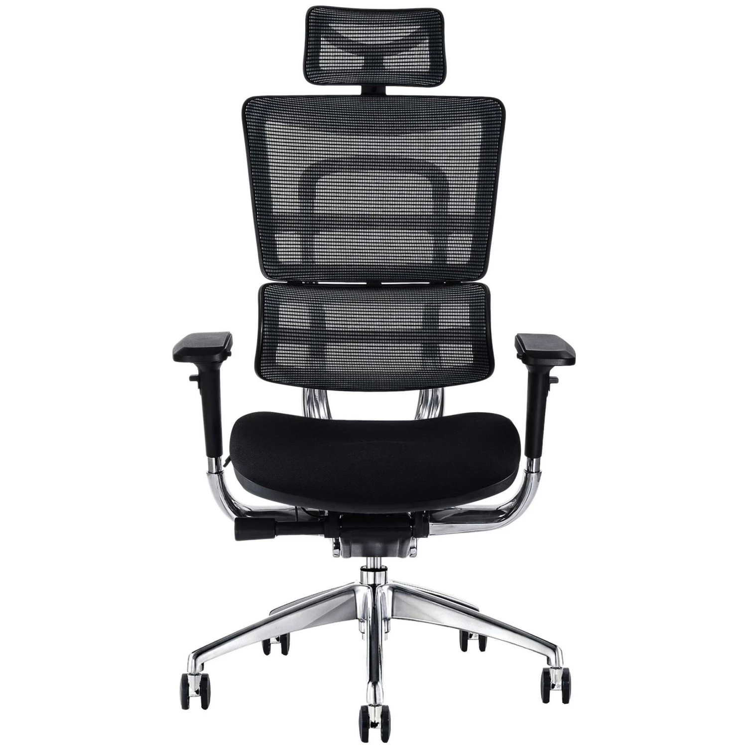 I29 24 Hour Mesh And Fabric Office Chair With Headrest 4 I29 24 Hour Mesh And Fabric Office Chair With Headrest - Image 2