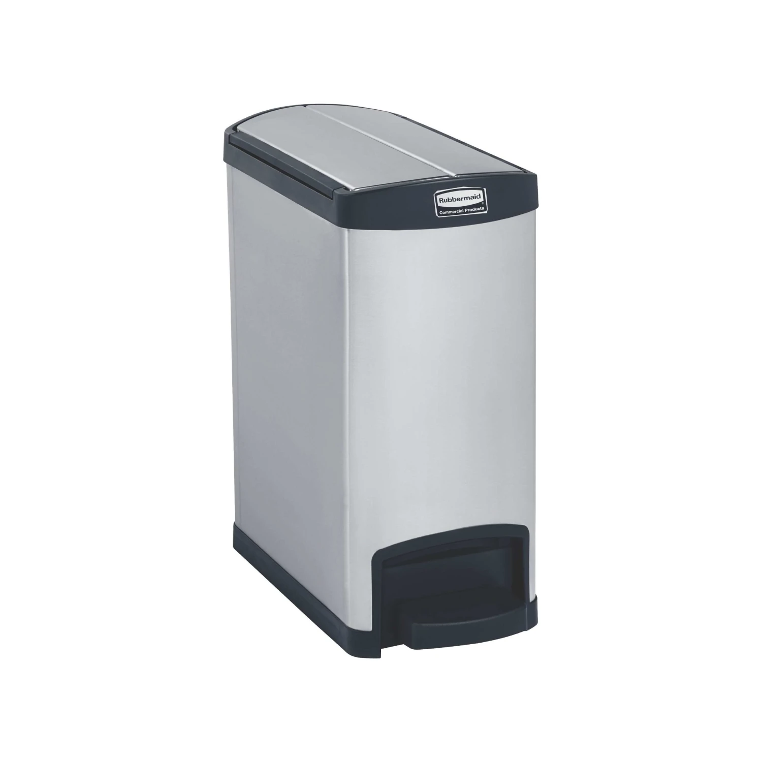 Rubbermaid Slim Jim End Step-On Metal Waste Containers 3 Rubbermaid Slim Jim End Step-On Metal Waste Containers