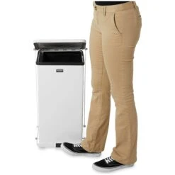 Rubbermaid The Defenders Fire-Resistant Step-On Pedal Bin 10 Rubbermaid The Defenders Fire-Resistant Step-On Pedal Bin -Office Furniture 106071