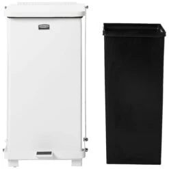 Rubbermaid The Defenders Fire-Resistant Step-On Pedal Bin 11 Rubbermaid The Defenders Fire-Resistant Step-On Pedal Bin -Office Furniture 106072