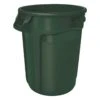 Rubbermaid Brute Round Waste Containers Dark Green -Office Furniture 106434