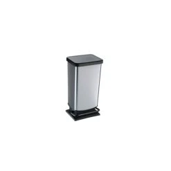 Soft Closing Metal Effect Pedal Bins -Office Furniture 107458