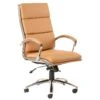 Formosa Enviro Leather Chair Tan -Office Furniture 107541