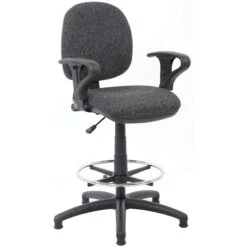 Comfort Fabric Draughtsman Chair -Office Furniture 108549