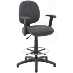 Comfort Fabric Draughtsman Chair -Office Furniture 108550