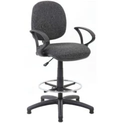 Comfort Fabric Draughtsman Chair -Office Furniture 108551