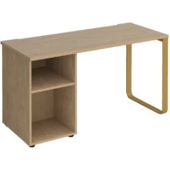 Ryto Home Office Desk With Fixed Open Pedestal