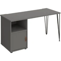 Flores Home Office Desk With Fixed Cupboard Pedestal 17 Flores Home Office Desk With Fixed Cupboard Pedestal -Office Furniture 108861