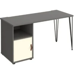 Flores Home Office Desk With Fixed Cupboard Pedestal 18 Flores Home Office Desk With Fixed Cupboard Pedestal -Office Furniture 108862