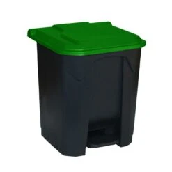 Hands Free Pedal Bins With Coloured Lids -Office Furniture 109420