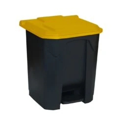 Hands Free Pedal Bins With Coloured Lids -Office Furniture 109422