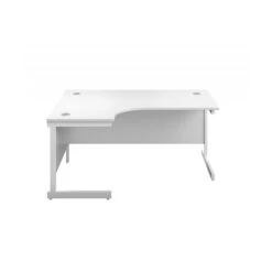 Commerce II White Ergonomic Office Desks -Office Furniture 112302