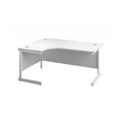 Commerce II White Ergonomic Office Desks -Office Furniture 112303