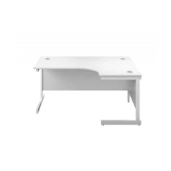 Commerce II White Ergonomic Office Desks -Office Furniture 112306