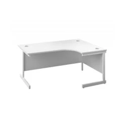 Commerce II White Ergonomic Office Desks -Office Furniture 112307