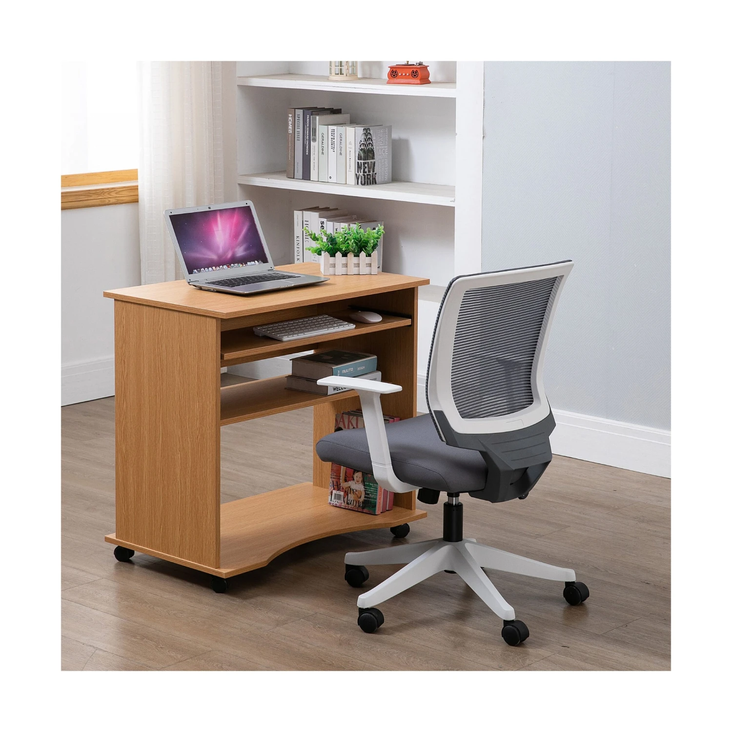 Aspyre Compact Mobile Home Office Desk 7 Aspyre Compact Mobile Home Office Desk - Image 5