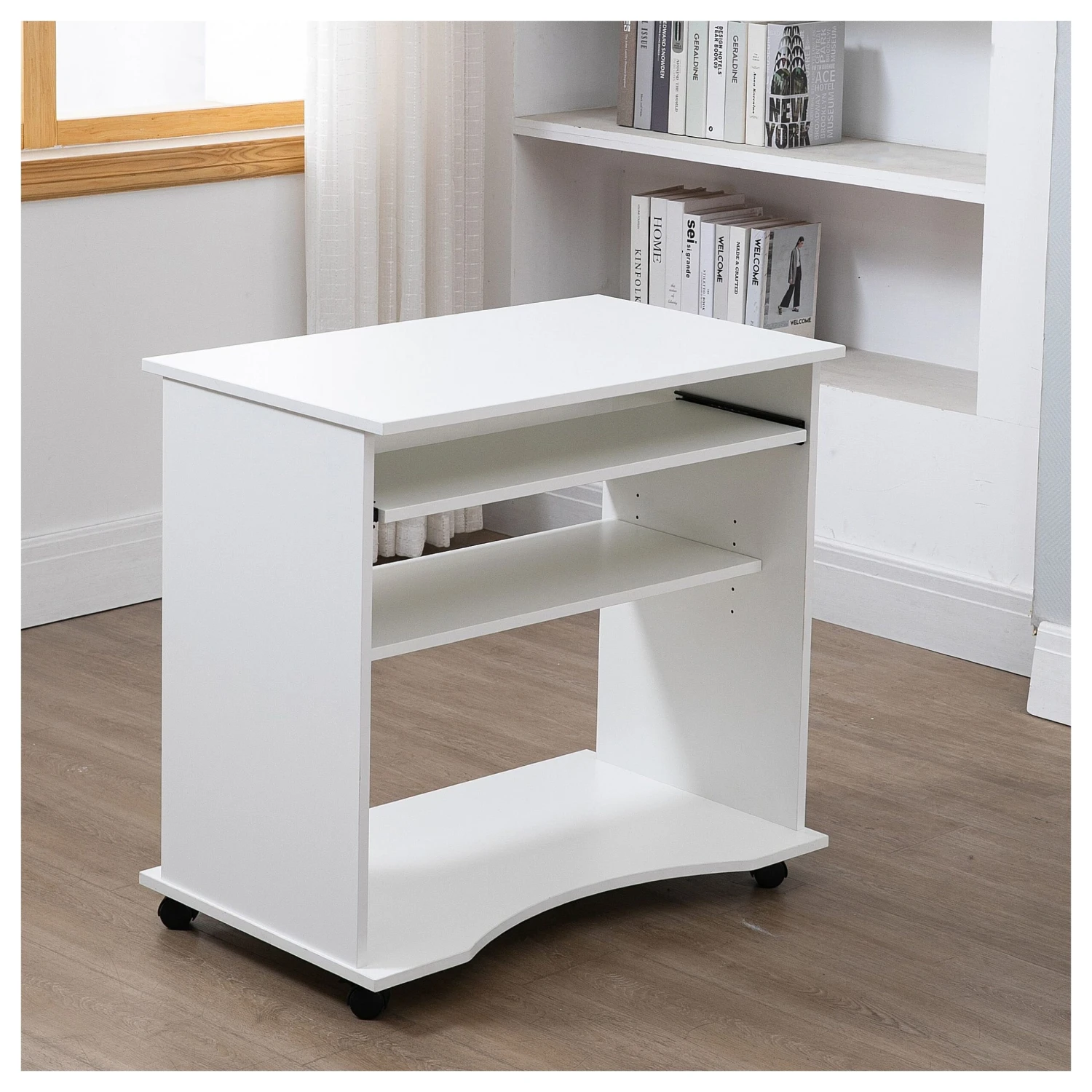 Aspyre Compact Mobile Home Office Desk 10 Aspyre Compact Mobile Home Office Desk - Image 8