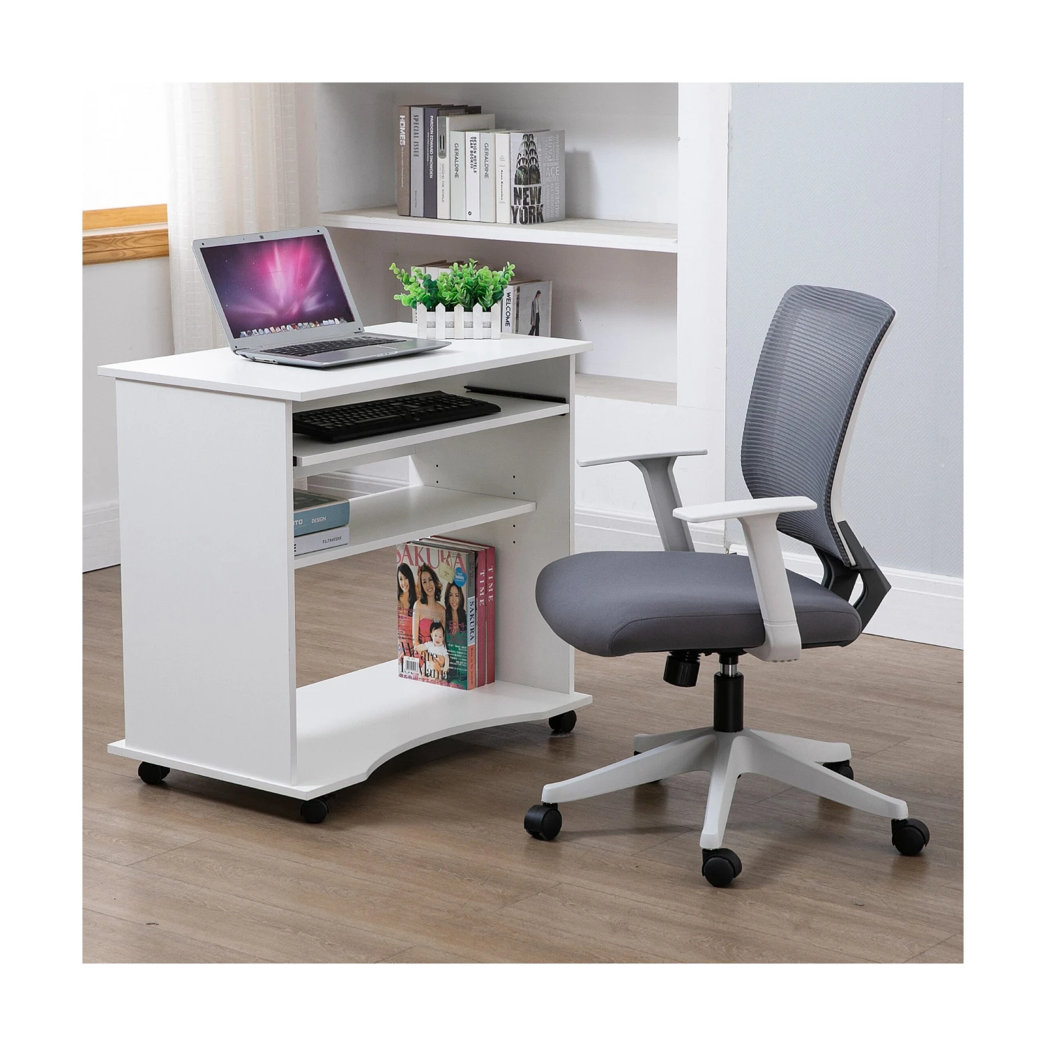 Aspyre Compact Mobile Home Office Desk 3 Aspyre Compact Mobile Home Office Desk