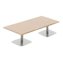Komac Reef Rectangular Coffee Table With Square Base