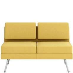 Gresham Alvier Steel Leg Cushioned Back Sofas