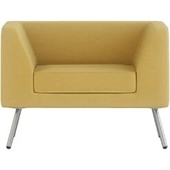 Gresham Alvier Steel Leg Armchairs