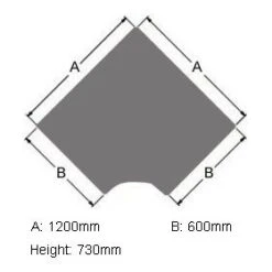 NEXT DAY InterAct Corner Cantilever Desks 21 NEXT DAY InterAct Corner Cantilever Desks -Office Furniture 114982