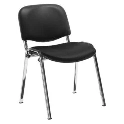 Swift Vinyl Conference Chair Chrome Frame (Pack Of 4 Chairs) 9 Swift Vinyl Conference Chair Chrome Frame (Pack Of 4 Chairs) -Office Furniture 115568