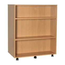 Mobile Double Sided Library Bookcase -Office Furniture 115700
