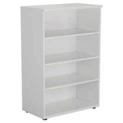 NEXT DAY Commerce II White Office Bookcases -Office Furniture 116135