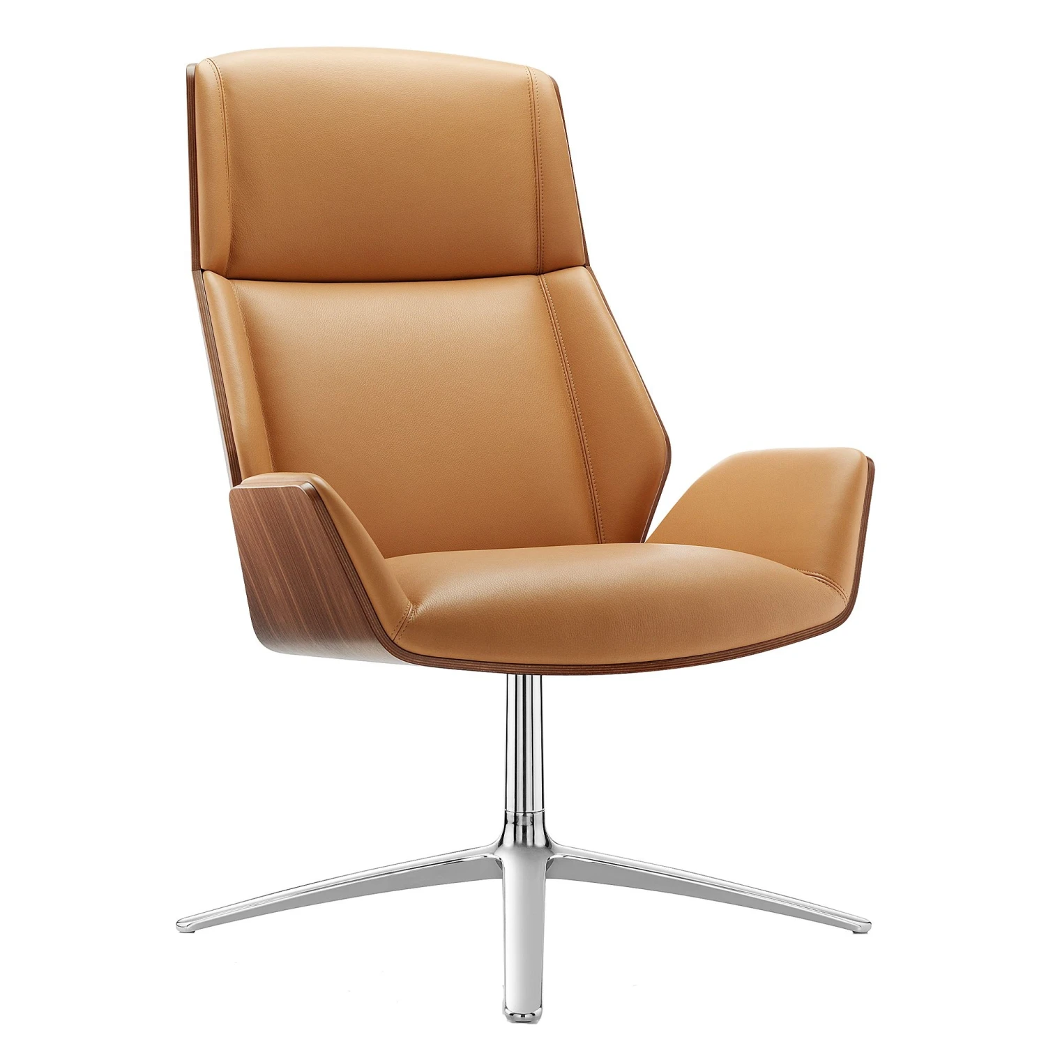 Boss Design Kruze Lounge Chair With Wood Veneer 4 Boss Design Kruze Lounge Chair With Wood Veneer - Image 2