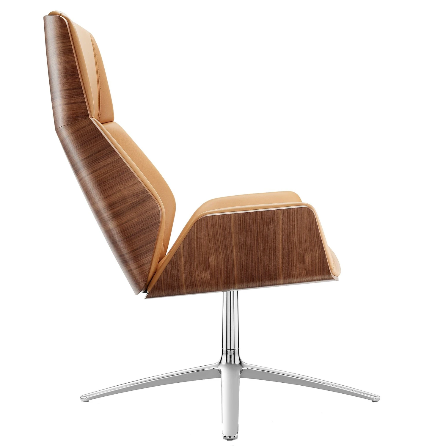Boss Design Kruze Lounge Chair With Wood Veneer 5 Boss Design Kruze Lounge Chair With Wood Veneer - Image 3