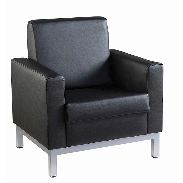 NEXT DAY Westbridge Leather Faced Armchair 3 NEXT DAY Westbridge Leather Faced Armchair