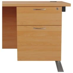 NEXT DAY Commerce II Rectangular Desks With Single Fixed Pedestal -Office Furniture 116424
