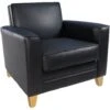 Romany Leather Faced Armchair -Office Furniture 117846